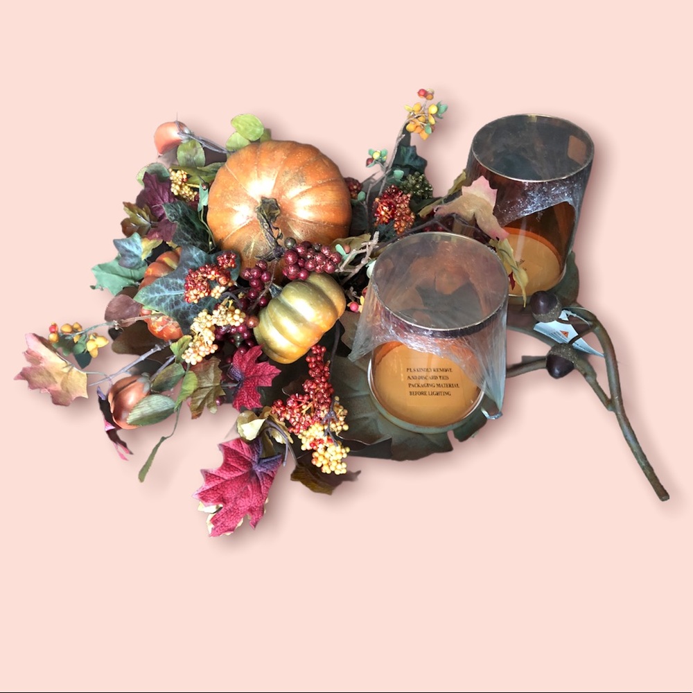 Decorative Table Ornament & Candle Holder